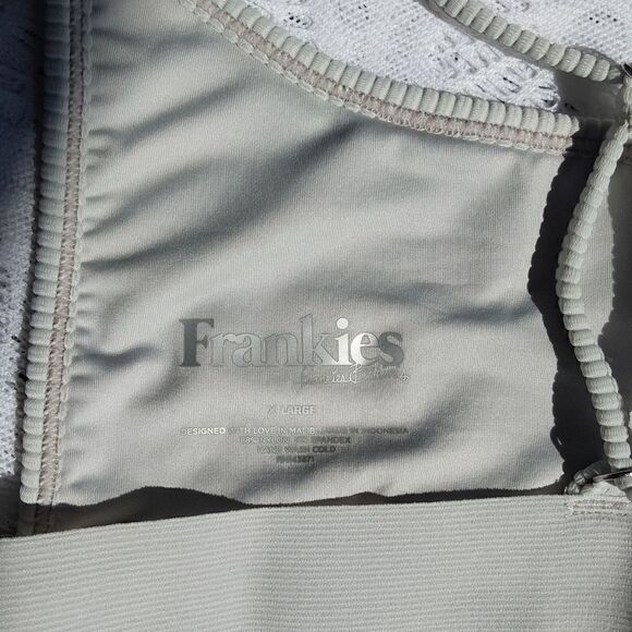 Frankies Bikinis Gabrielle top Sz XL Gray - Picture 7 of 8